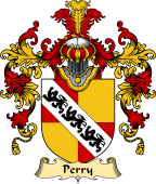 Irish Family Coat of Arms (v.25a) Perry