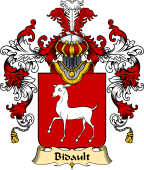 French Family Coat of Arms (v.25) Bidault