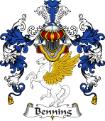 German Wappen Coat of Arms (v.25) Benning