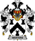 Irish Family Coat of Arms (v.25b) Warters