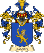 Italian Family Coat of Arms (v.25a) Maestri