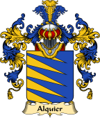 French Family Coat of Arms (v.25) Alquier