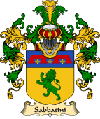 Italian Family Coat of Arms (v.25a) Sabbatini