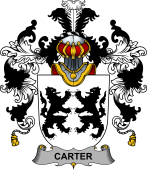 Irish Family Coat of Arms (v.25b) Carter