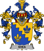 Irish Family Coat of Arms (v.25b) Shea or O