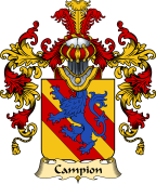 French Family Coat of Arms (v.25) Campion