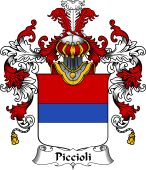 Italian Family Coat of Arms (v.25b) Piccioli