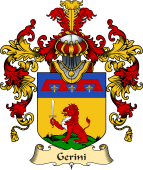 Italian Family Coat of Arms (v.25a) Gerini