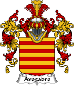 Italian Family Coat of Arms (v.25b) Avogadro