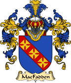 Irish Family Coat of Arms (v.25a) MacFadden or Fadyen