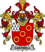 Irish Family Coat of Arms (v.25b) Cantwell