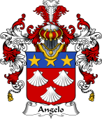 Italian Family Coat of Arms (v.25b) Angelo