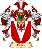 Irish Family Coat of Arms (v.25a) Delap or O