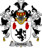 Irish Family Coat of Arms (v.25b) Crosbie or McCrossan