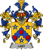 Irish Family Coat of Arms (v.25b) Lany or Laney