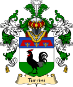 Italian Family Coat of Arms (v.25a) Turrini