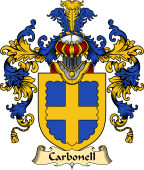 English Family Coat of Arms (v.25) Carbonell