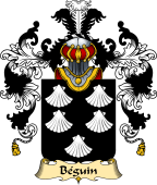 French Family Coat of Arms (v.25) Béguin