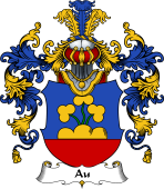 German Wappen Coat of Arms (v.25) Au (Von der)