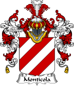 Italian Family Coat of Arms (v.25b) Monticola