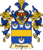 French Family Coat of Arms (v.25) Petitjean