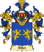 French Family Coat of Arms (v.25) Billet