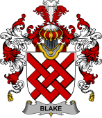 Irish Family Coat of Arms (v.25b) Blake