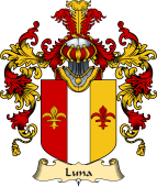 Italian Family Coat of Arms (v.25a) Luna