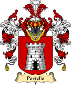 Italian Family Coat of Arms (v.25a) Portello