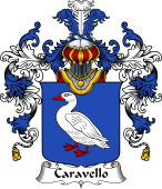 Italian Family Coat of Arms (v.25b) Caravello