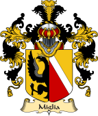 Italian Family Coat of Arms (v.25a) Miglia