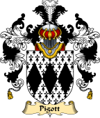 Irish Family Coat of Arms (v.25a) Pigott