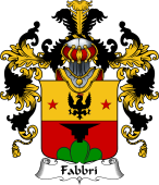 Italian Family Coat of Arms (v.25b) Fabbri