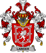 Irish Family Coat of Arms (v.25b) Lawder or Lauder