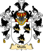 Irish Family Coat of Arms (v.25a) Wolfe