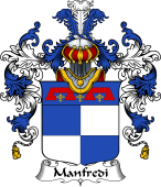 Italian Family Coat of Arms (v.25b) Manfredi