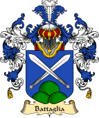 Italian Family Coat of Arms (v.25a) Battaglia
