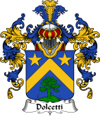 Italian Family Coat of Arms (v.25b) Dolcetti