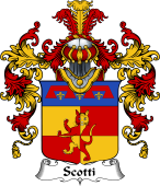 Italian Family Coat of Arms (v.25b) Scotti