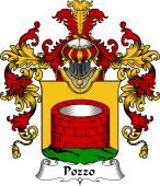 Italian Family Coat of Arms (v.25b) Pozzo