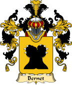 French Family Coat of Arms (v.25) Bernet