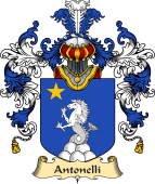 Italian Family Coat of Arms (v.25a) Antonelli