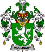 Irish Family Coat of Arms (v.25b) McGlinchy or McGlinchey