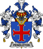 Irish Family Coat of Arms (v.25b) Pendleton