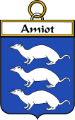 French Family Coat of Arms (v.25) Amiot