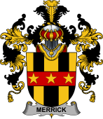 Irish Family Coat of Arms (v.25b) Merrick or Meyrick