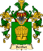 French Family Coat of Arms (v.25) Berthet