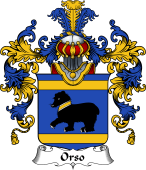 Italian Family Coat of Arms (v.25b) Orso
