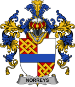Irish Family Coat of Arms (v.25b) Norreys