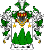 Italian Family Coat of Arms (v.25b) Monticelli